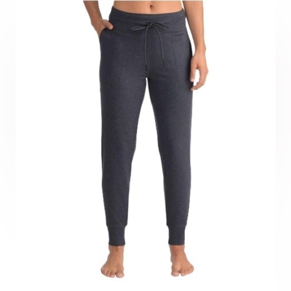 Lole Grey Relaxed Fit Casual High Waisted Ankle Joggers Size XL - Picture 1 of 9